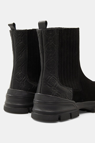 BLACK LEATHER BOOT 4