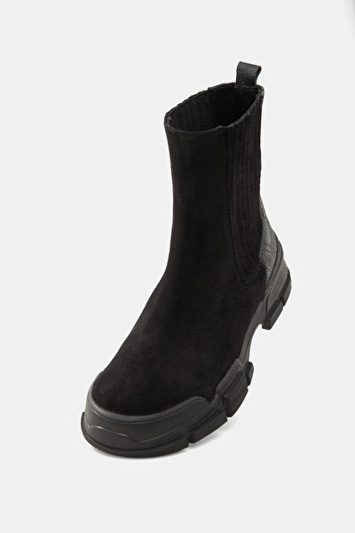 BLACK LEATHER BOOT 5
