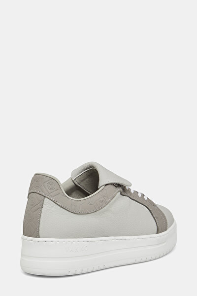 ANTHRACITE MONOGRAM LEATHER SHOE 3