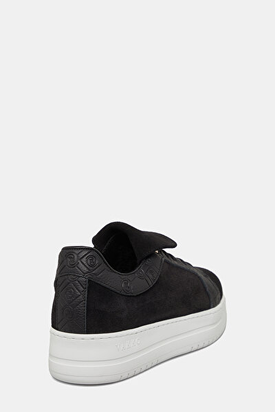 BLACK MONOGRAM LEATHER SHOE 3