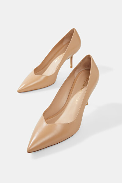 BEIGE LEATHER SHOES 5