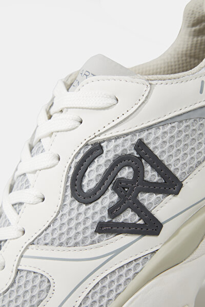 DARK GREY LEATHER SNEAKER 5