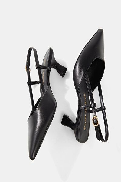 BLACK LEATHER SHOES 5