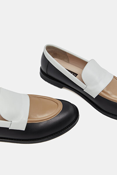 CAMEL LEATHER SHOE 5
