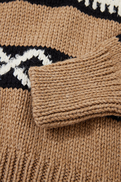 TAN WOOL JERSEY 4