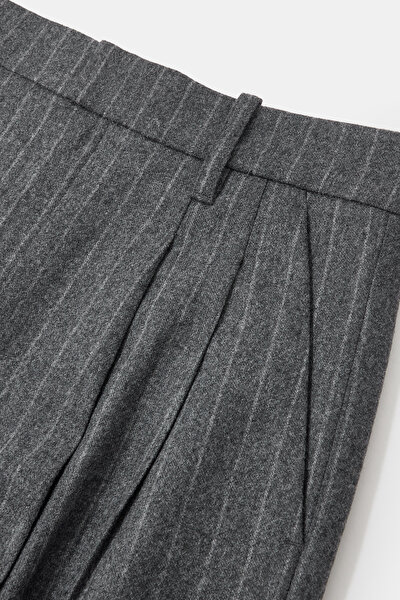 GRAY MELANGE TROUSERS 3