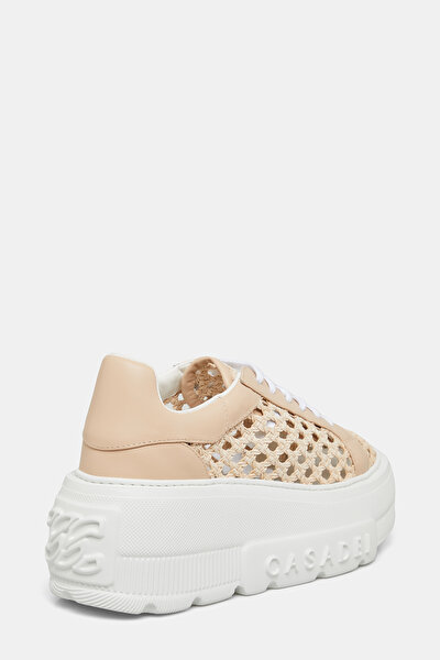 BEJ DERİ SNEAKER 3