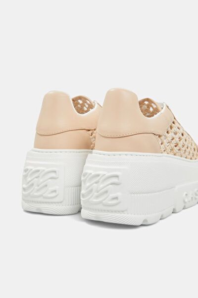 BEJ DERİ SNEAKER 5