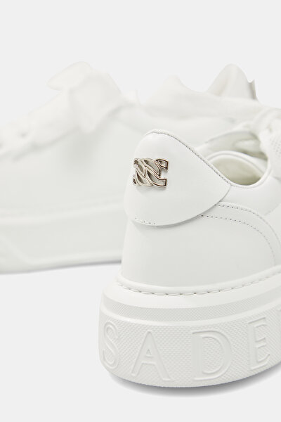 BEYAZ DERİ SNEAKER 5