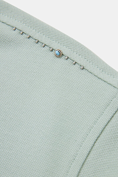 MINT POLO NECK SHORT SLEEVE TSHIRT 4