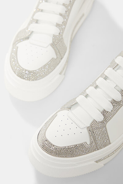 BEYAZ DERİ SNEAKER 5