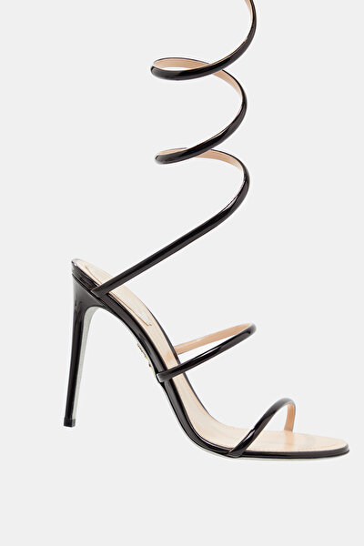 BLACK LEATHER SHOES 5