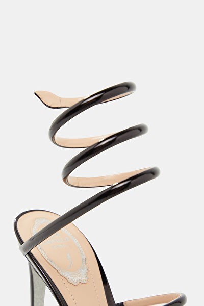 BLACK LEATHER SHOES 8