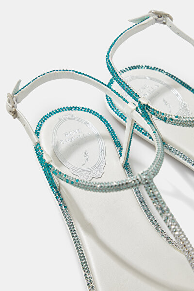 EMERALD LEATHER SANDALS 5
