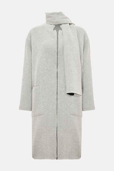GREY WOOL/CASHMERE REEFER JACKET 8