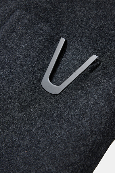 GREY WOOL/CASHMERE REEFER JACKET 13