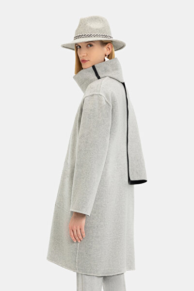 GREY WOOL/CASHMERE REEFER JACKET 4