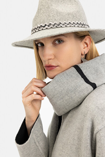 GREY WOOL/CASHMERE REEFER JACKET 15