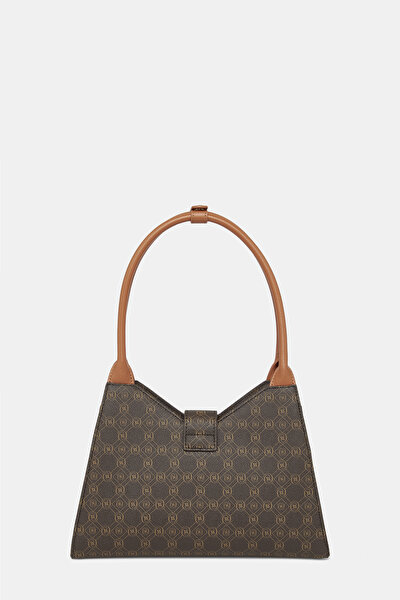 TAN MONOGRAM BAG 3
