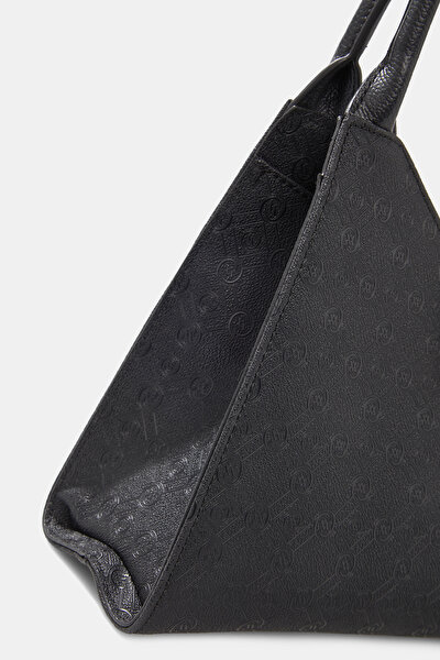BLACK MONOGRAM BAG 5