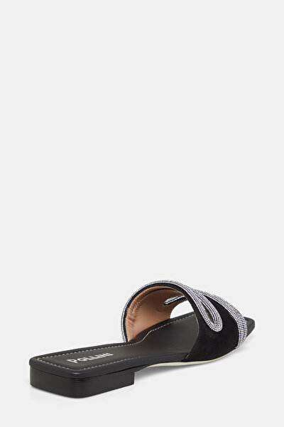 BLACK SUEDE SLIPPER 3