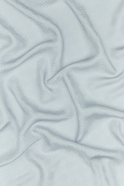 LIGHT GREY JACQUARD JAQUARD SCARF 3