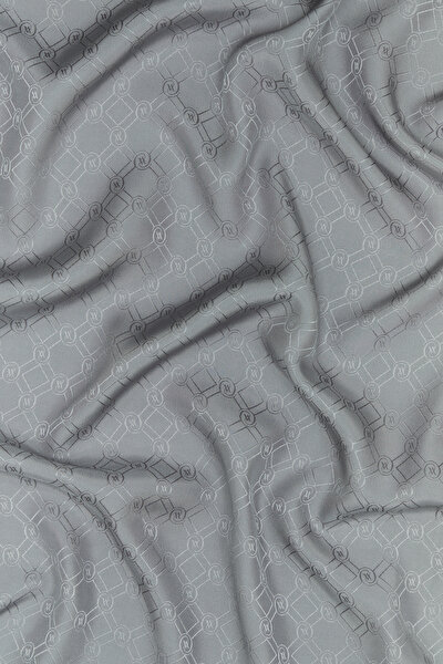 ANTHRACITE JACQUARD JAQUARD SCARF 3