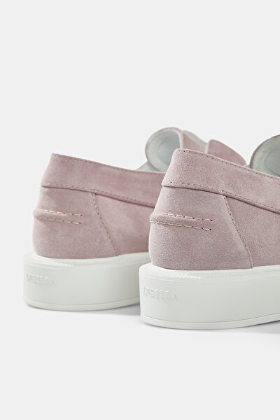 PINK LEATHER SHOE 5