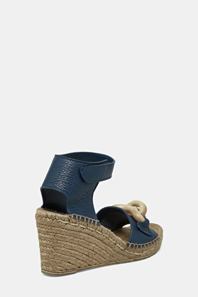 NAVY BLUE LEATHER SHOES 3