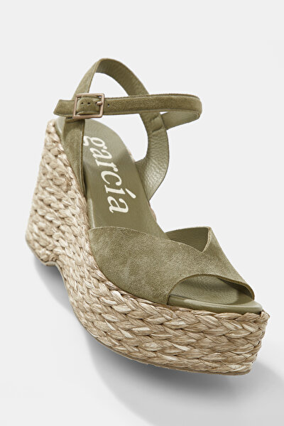 KHAKI LEATHER SHOES 5