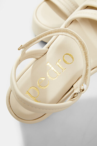 ECRU LEATHER SANDALS 5