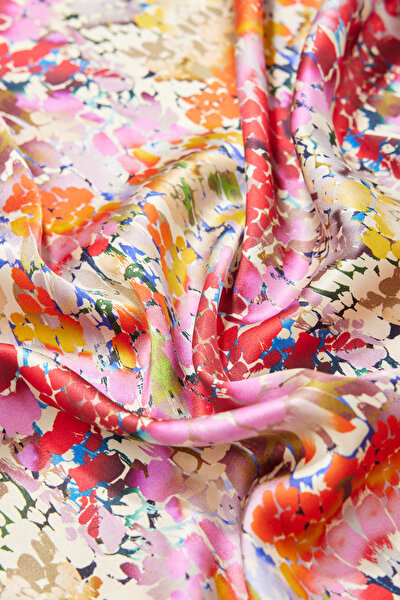 MULTİCOLOR FLORAL PATTERN LONG SLEEVE BLOUSE 4
