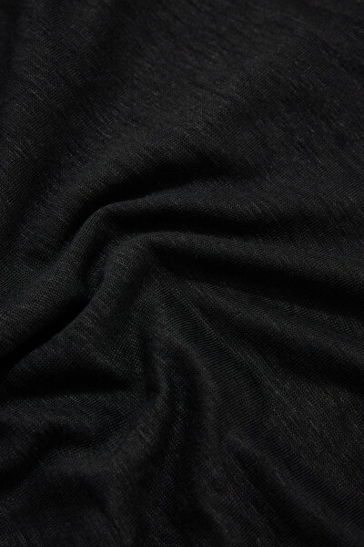 SİYAH POLO YAKA UZUN KOLLU T-SHIRT 4