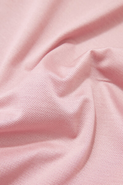 PEMBE POLO YAKA KISA KOLLU T-SHIRT 4