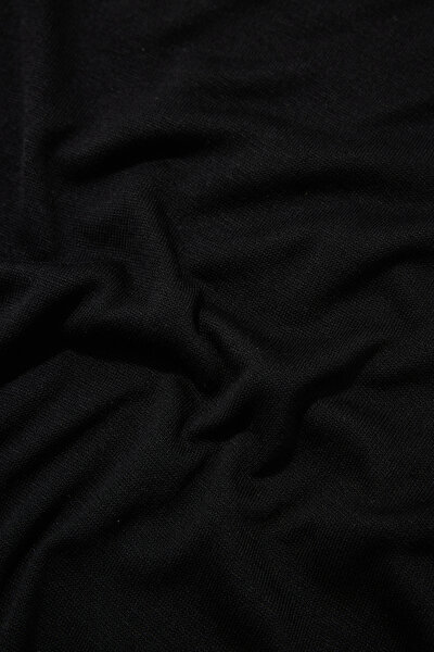 SİYAH POLO YAKA KISA KOLLU T-SHIRT 4