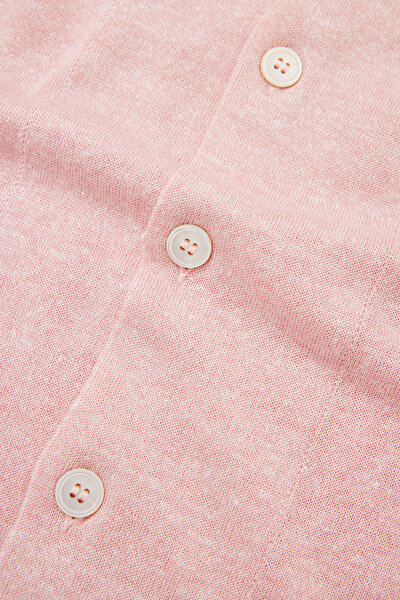 AÇIK PEMBE KISA KOLLU T-SHIRT 4