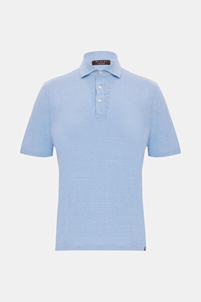 MAVİ POLO YAKA KISA KOLLU T-SHIRT 4