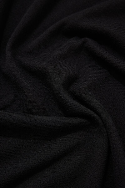 SİYAH POLO YAKA KISA KOLLU T-SHIRT 4