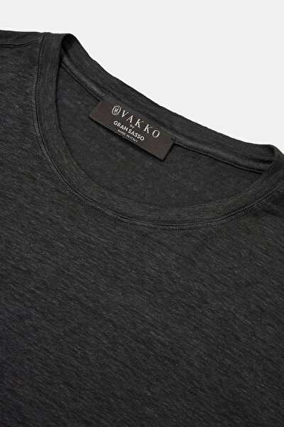 SİYAH O YAKA KISA KOLLU T-SHIRT 3