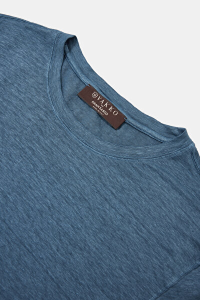 PETROL O YAKA KISA KOLLU T-SHIRT 3