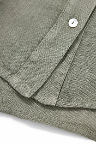 KHAKI LONG SLEEVE SHIRT 10