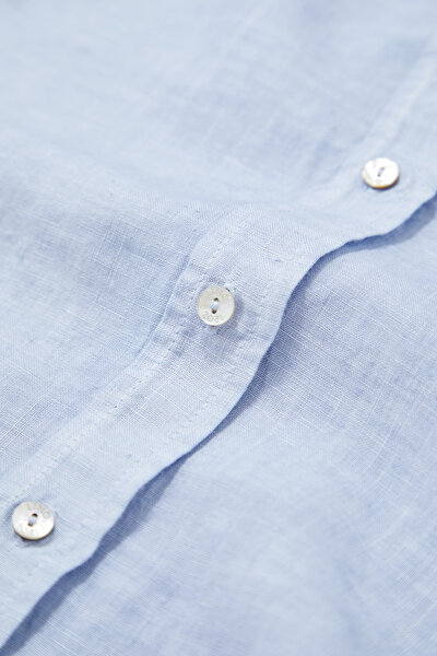 BLUE 3/4 SLEEVES SHIRT 10