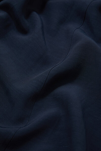 NAVY BLUE OFF THE SHOULDER MIDI DRESS 10