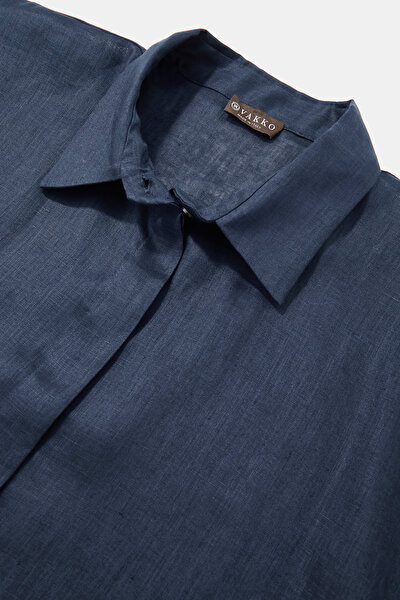 NAVY BLUE SHORT SLEEVE SHIRT 8