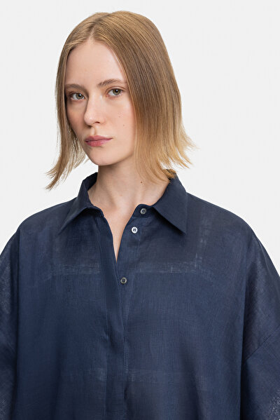 NAVY BLUE SHORT SLEEVE SHIRT 5