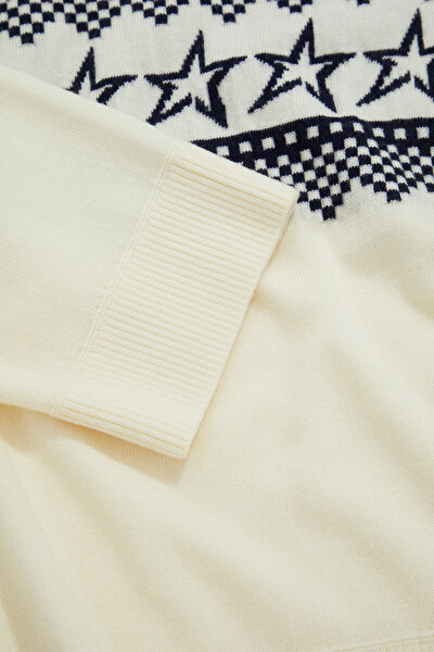 BLUE DESİGN FILLED JERSEY 4