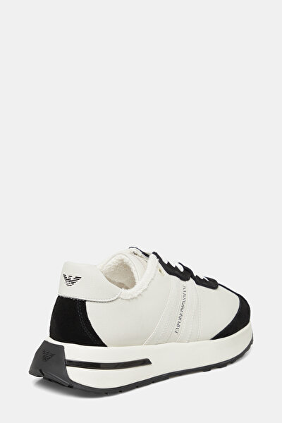 SİYAH-BEYAZ SÜET SNEAKER 3