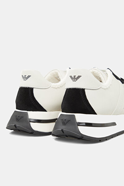 SİYAH-BEYAZ SÜET SNEAKER 4