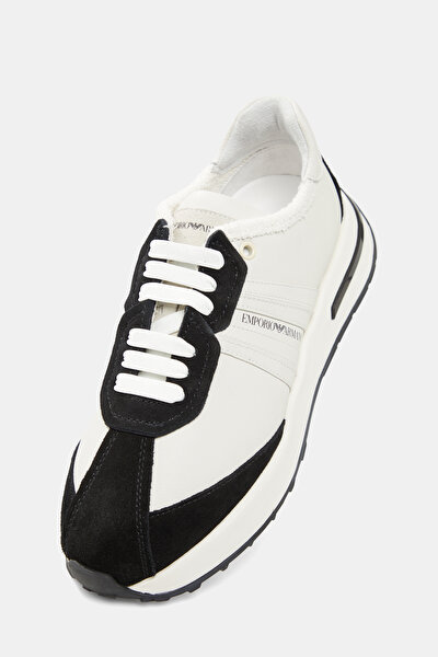 SİYAH-BEYAZ SÜET SNEAKER 5