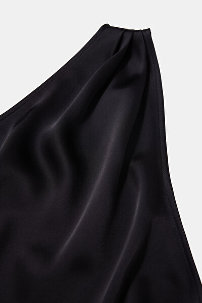 BLACK MIDI DRESS 5